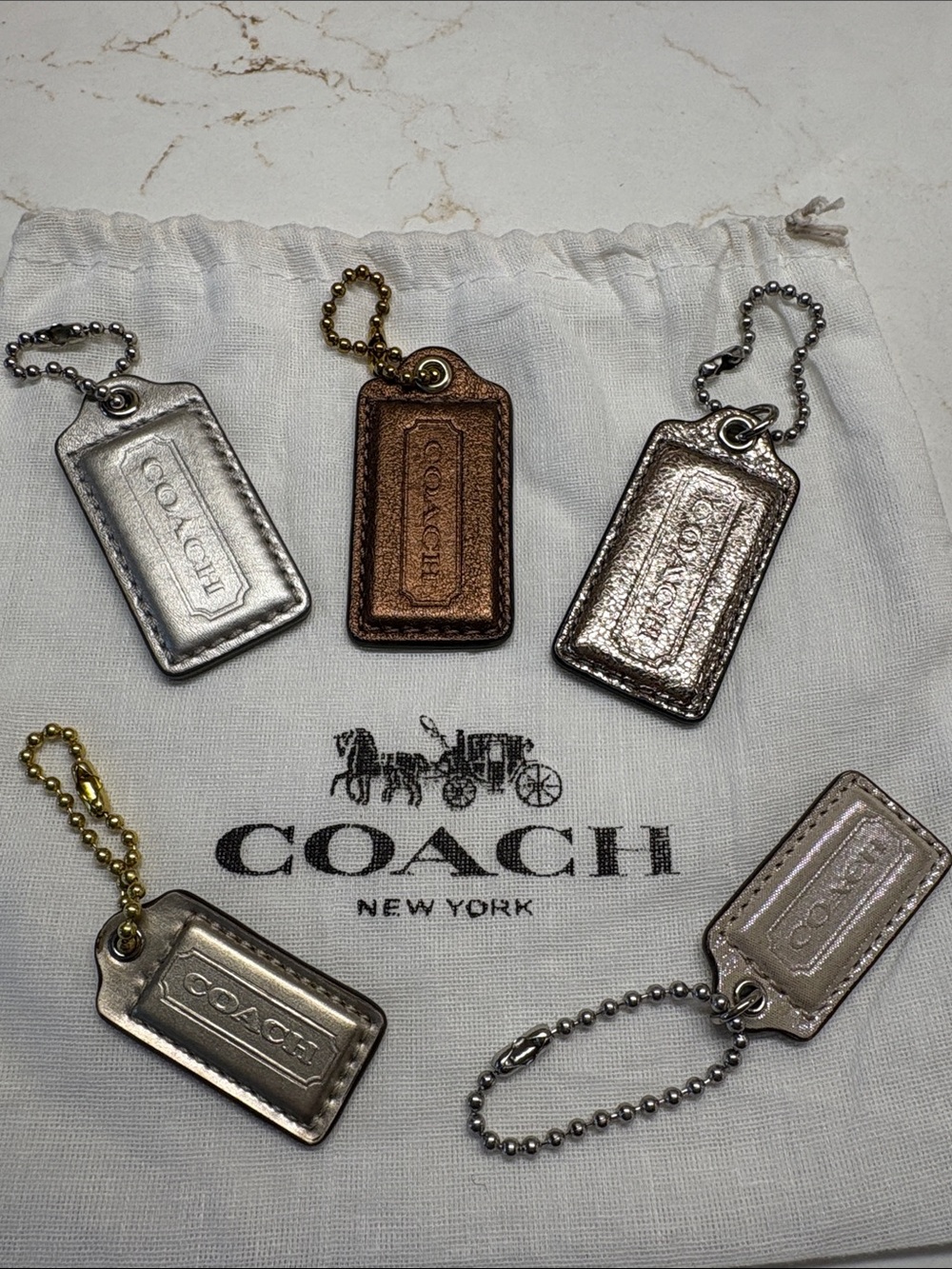 Coach Hangtag Metallic Bundle